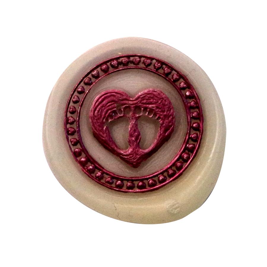 buy baby feet in heart wax seal stickers