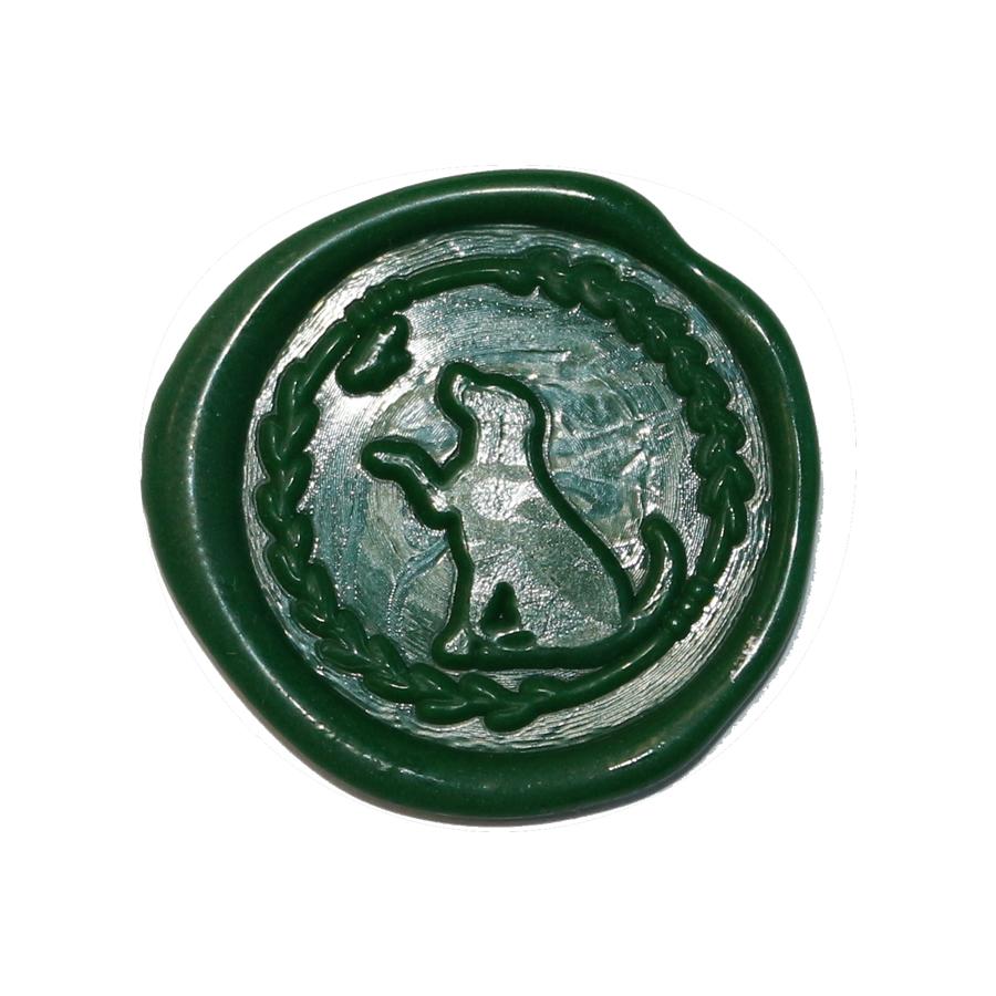 buy dog shake paw wax seal stickers