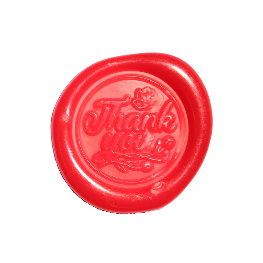 buy red thank you wax seal no highlight