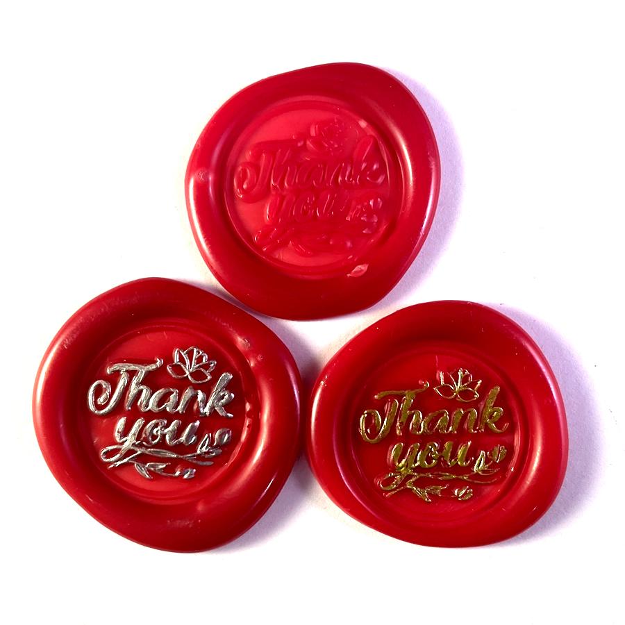 buy red thank you wax seal
