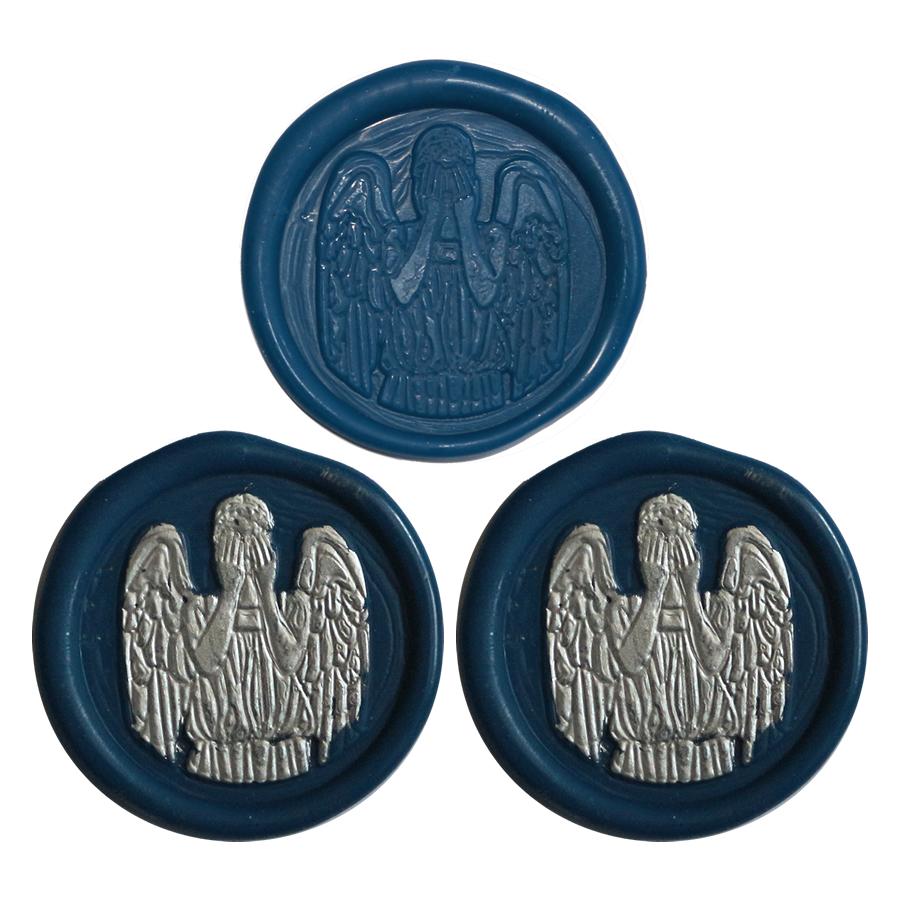 buy Weeping Angel Doctor Who wax seal stickers