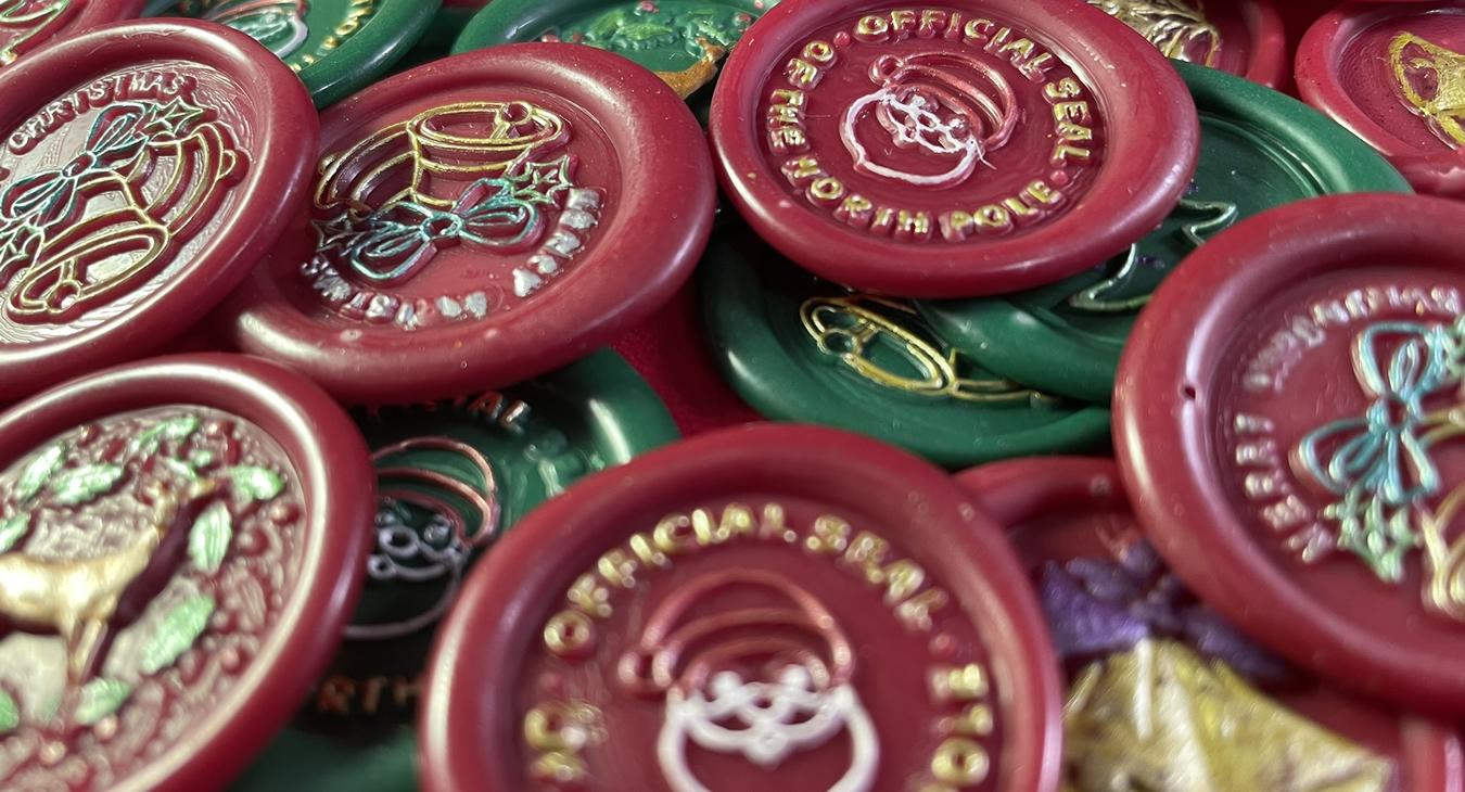 Peel & Stick Wax Seals from GetWaxSeals.com